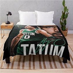 Jayson Tatum GOAT Throw Blanket