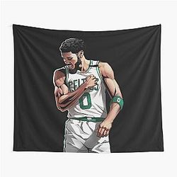Jayson Tatum Basketball Tapestry