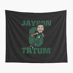 Jayson Tatum Basketball Tapestry for Men and Women