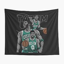 Jayson Tatum Basketball Tapestry