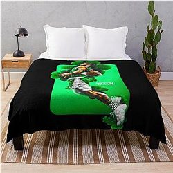 Jayson Tatum Basketball Throw Blanket