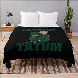 Jayson Tatum Basketball Throw Blanket for Men Women
