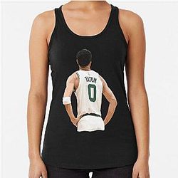 Jayson Tatum Back Racerback Tank Top