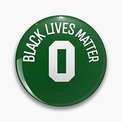 Black Lives Matter Jayson Tatum 2020 Pin