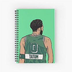 Jayson Tatum Spiral Notebook