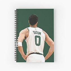 Jayson Tatum Back Spiral Notebook