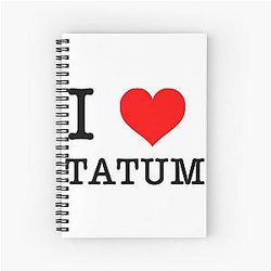 I Love Jayson Tatum Notebook