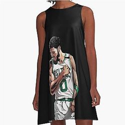Jayson Tatum Basketball A-Line Dress