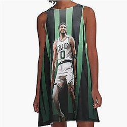 Jayson Tatum Boston Win A Line Dress
