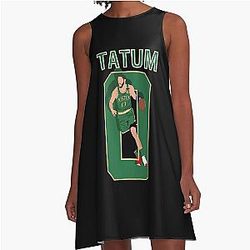 Jayson Tatum Green A-Line Dress