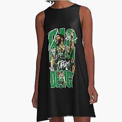 Jayson Tatum Dynamic Basketball A-Line Dress