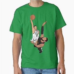 Jayson Tatum Dunks on LeBron T-Shirt