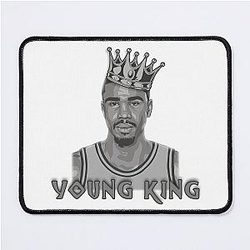 Jayson Tatum Young King Basketball Mouse Pad