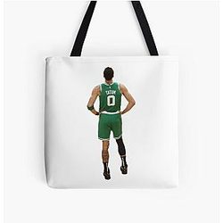 Jayson Tatum Basketball Tote Bag