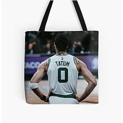 Jayson Tatum Back Print Tote Bag