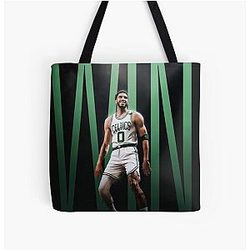 Jayson Tatum Boston Win Tote Bag