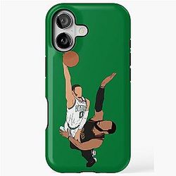 Jayson Tatum Dunks on LeBron iPhone Case