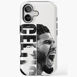 Jayson Tatum - Black iPhone Tough Case