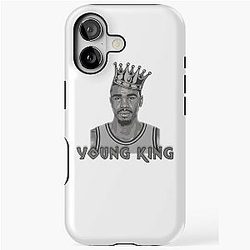 Jayson Tatum Young King Basketball iPhone Case