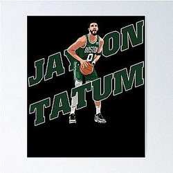 Jayson Tatum Basketball Poster for Men and Women