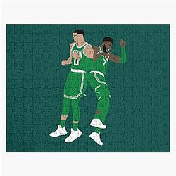 Jaylen Brown Jayson Tatum Hype Jigsaw Puzzle