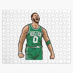 Jayson Tatum Celebration Jigsaw Puzzle