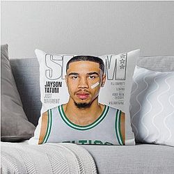 Jayson Tatum Just Different Throw Pillow