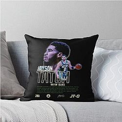 Jayson Tatum - The Next Legend Basketball Throw Pillow