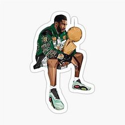 Jayson Tatum NBA Champion Sticker