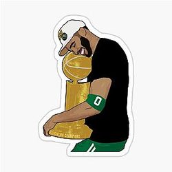 Jayson Tatum NBA Champion Sticker