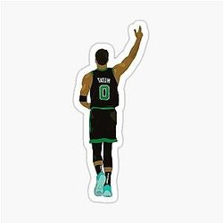 Jayson Tatum Three Point Celebration Sticker