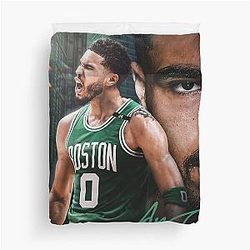 Jayson Tatum GOAT Duvet Cover