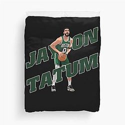 Jayson Tatum Basketball Duvet Cover