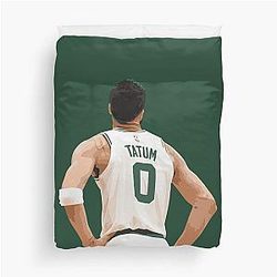 Jayson Tatum Back Duvet Cover