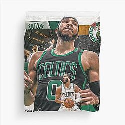 Jayson Tatum Champions Duvet Cover