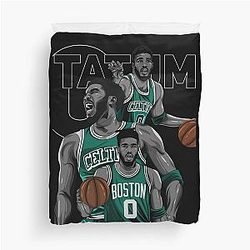 Jayson Tatum Basketball Duvet Cover