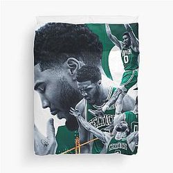 Jayson Tatum Basketball Duvet Cover