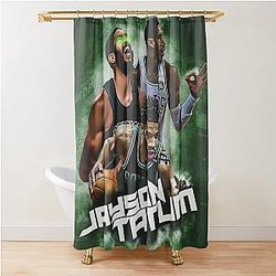 Jayson Tatum Basketball Shower Curtain