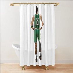Jayson Tatum Basketball Shower Curtain