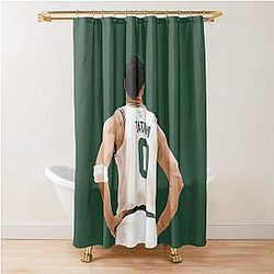 Jayson Tatum Back Shower Curtain