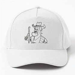 Caricature of Jeff Bridges in a Baseball Cap