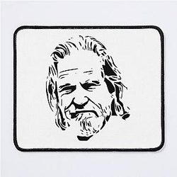 Jeff Bridges Stencil Artwork Mousepad