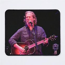 Jeff Bridges Photograph Mouse Pad