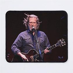 Jeff Bridges Photograph Mouse Pad