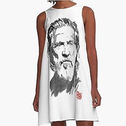 Jeff Bridges A-Line Dress