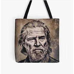 Jeff Bridges All Print Tote Bag