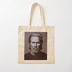 Jeff Bridges Painting Cotton Tote Bag