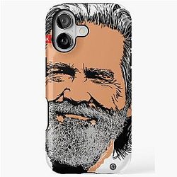 Jeff Bridges Pop Culture Portrait iPhone Case