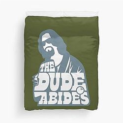 Big Lebowski, The Dude Abides Duvet Cover