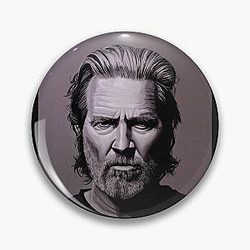 Jeff Bridges Painting Pin